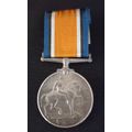 WW1 British War Medal To BURG. GJ MYBURGH 2 DF ZAR                            W8