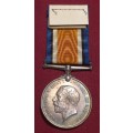 WW1 British War Medal To PTE. R. WADDELL. 9TH S.A.I.                         W30