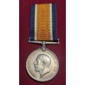 WW1 British War Medal To PTE. B. VAN DER WESTHUIZEN 4TH DISMTD RFLS.         W34
