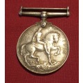 WW1 British War Medal To GNR. O.S. MILLS. S.A.F.A.                        W40