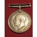 WW1 British War Medal To GNR. O.S. MILLS. S.A.F.A.                        W40