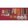 Territorial Efficiency Set Of Medals Full Sized And Miniature