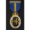 POST WW2 BRITISH ARMY EMERGENCY RESERVE DECORATION MEDAL EXCELLENT CONDITION