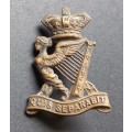 Victorian Royal Irish Rifles Brass Cap Badge  Excellent condition With 2 lugs North And South    X64
