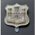 Dorset Territorials WHO`S A - FEAR`D Anodized Stay Brite Army Cap Badge          X75
