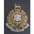 Prince Alfred`s Guard Bi-Metal Helmet Plate 1897 - 1939 Size: 77 x 63mm         X113