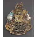 Prince Alfred`s Guard Bi-Metal Helmet Plate 1897 - 1939 Size: 77 x 63mm         X113