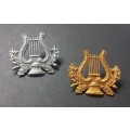 Musician Bandmaster Trade Badges ( Gold And Silver Colored )                  X117