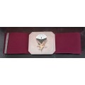 1 Parachute Battalion Stable Belt Buckle With Belt Mount ( For Display Of Buckle )