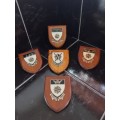 RECCE PLAQUE Collection  ( Five Plaques )     `` One Bid For The Lot ``