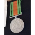 Defence Medal 1939 - 1945 Issued To: Miss F.A. Cooper  ( Medal Unnamed On Rim )             X130