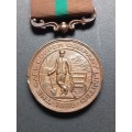Defence Of O`OKIEP   Medal  Awarded To: J. JOSEPH. ( Please Note Suspender Is Broken Off )
