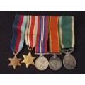 WW2 Miniature Medal Group                          M6
