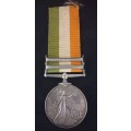 Boer War King`s South Africa Medal Awarded To 4083PTE.  TH. FOX 16 TH LANCERS    No.3