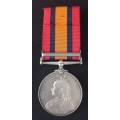 Boer War - QSA Medal Awarded To 2959 PTE. W.G. HAWTREY D. OF E. OWN V.R.           No.2