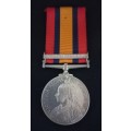 Boer War - QSA Medal Awarded To 1095 PTE. W.H. KING PRINCE ALF: VOL: GD:               No.4