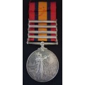 Boer War -  QSA Medal Awarded To: 2001 PTE. J. BENN. CAPE P.D.I.                     No.5