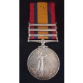 Boer War -  QSA Medal Awarded To:  1310 TPR. E.H.B. WORTHINGTON S.A.C.                No.9