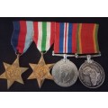 WW2 Medal Group Awarded To: 194618 F. EDWARDS                 No.8
