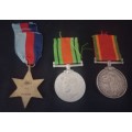 WW2 Medal Group Awarded To:  279463 R.C. BURROWS                   No.9