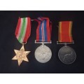 WW2 Medal Group Awarded To: 175752 E.D. CURRAN                No.10