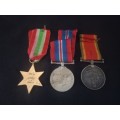 WW2 Medal Group Awarded To: 175752 E.D. CURRAN                No.10