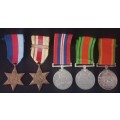 WW2 Medal Group Awarded To: 42456 SGT. W.J. SAYER                      No.11