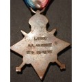 WW1 Medal Trio Awarded To: L/CPL E.V. ANDERSON 10TH INFANTRY                     No.21