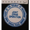 Joint Crime Operation Mozambique and SAPS    Cloth Badge                  No.42