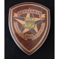 1948 HENNEMAN Beskermings Diens / Protection Services Badge ( Note One Pin Off )       No.46