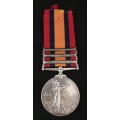 Boer War -  QSA Medal Awarded To: 166 GNR. F. ARCHER. 15TH COY W.D. R.G.A.    No.16