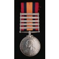 Boer War -  QSA Medal Awarded To:  113 PTE. C. POWELL, IMPL: LT INFY       No.17