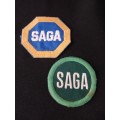 Vintage SAGA Embroidered Badges     ( SA Gunner Association )       V67