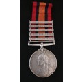 Boer War -  QSA Medal Awarded To: 2755 Sapr T.BAILLIE. R.E.                No.20