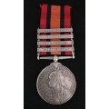Boer War -  QSA Medal Awarded To:  22446 TPR: A.W. ELFORD. 69TH COY IMP: YEO:      No.21
