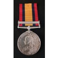 Boer War -  QSA Medal Awarded To: 96626 BOMB. F.W. VAUGHAN, 10TH COY W.D. , R.G.A.   No.24