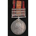 Boer War -  QSA Medal Awarded To: 69 PTE R.G. MORWOOD. C.M.S.C.    No.26