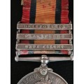 Boer War -  QSA Medal Awarded To: 69 PTE R.G. MORWOOD. C.M.S.C.    No.26