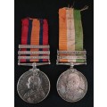 Boer War QSA & KSA Awarded To 4909 PTE W. SMITH , 2: RL: BERKS: REGT    No.30