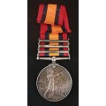 Boer War -  QSA Medal Awarded To: 1466. PVT. F. BAKER. SUFFOLK REGT      No.33