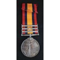 Boer War -  QSA Medal Awarded To: 9813 DVR: A.E. BARNES. R.H.A.      No.36