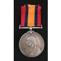 Boer War -  QSA Medal Awarded To: 235 PTE. E. BISHOP. TEMBULAND M.R.C.     No.37