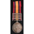 Boer War -  QSA Medal Awarded To: 7937 PTE A.E. ASHTON, VOL: COY LIVERPOOL REGT   No.38