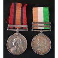 Boer War QSA ( With Ghost Date ) & KSA Awarded To:  11785 PTE G. PIPE, R.A.M.C.    No.45