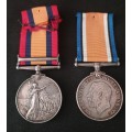 Boer War / WW1  QSA & British War Medal To: 1483 PTE H.N.DRYDEN. D. OF E. OWN V.R.   No.46