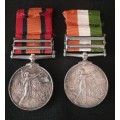 Boer War QSA ( Ghost Date ) & KSA  Awarded To: 5012 CORL A.C. PERTRIDGE, W. RIDING REGT     No.47