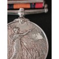 Boer War QSA ( Ghost Date ) & KSA  Awarded To: 5012 CORL A.C. PERTRIDGE, W. RIDING REGT     No.47