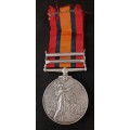 Boer War -  QSA Medal Awarded To: BR.: F. BREEN. NATAL VOL: AMB: C.      No.49