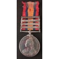 Boer War -  QSA Medal Awarded To: 827 L.CRPL: C. THOMAS. RLY: PNR: REGT   No.58