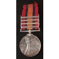 Boer War -  QSA Medal Awarded To: 827 L.CRPL: C. THOMAS. RLY: PNR: REGT   No.58